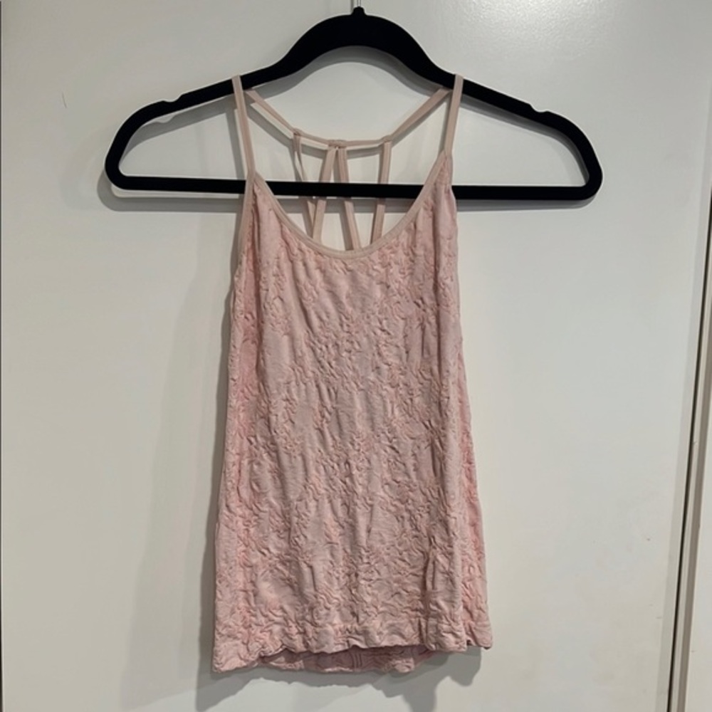 Free People | Pink Lace Women's Top